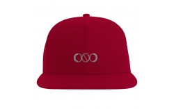 Snapback Cap NOLOGO ROUGE
