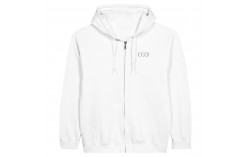 sweat capuche NOLOGO Unisex BLANC