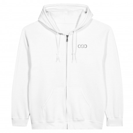 sweat capuche NOLOGO Unisex BLANC