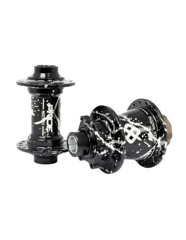 Moyeux Pride Matrix Splash Black/Silver - 10/10mm - 28H
