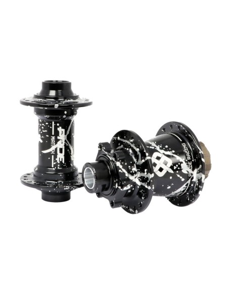 Moyeux Pride Matrix Splash Black/Silver - 10/10mm - 28H