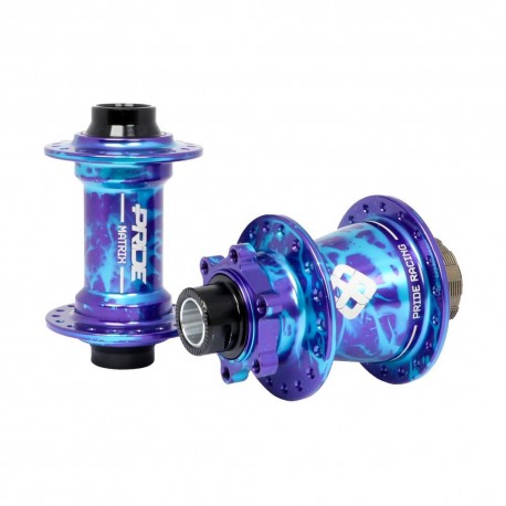 Moyeux Pride Matrix Splash Blue/Purple - 20/15mm - 36H