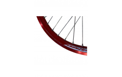Paire de roue PRIDE RACING PRO SX rouge