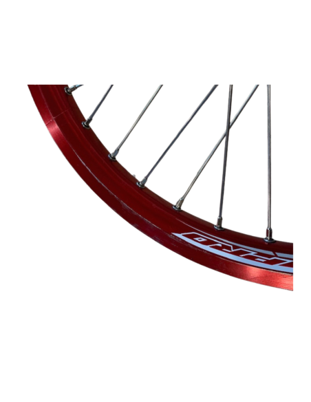Paire de roue PRIDE RACING PRO SX rouge