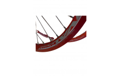 Paire de roue PRIDE RACING PRO SX rouge
