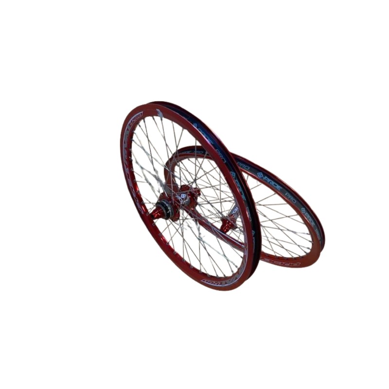 Paire de roue PRIDE RACING PRO SX rouge