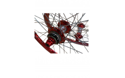 Paire de roue PRIDE RACING PRO SX rouge
