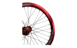 Paire de roue PRIDE RACING PRO SX rouge