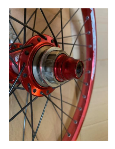 Paire de roue PRIDE RACING PRO SX rouge
