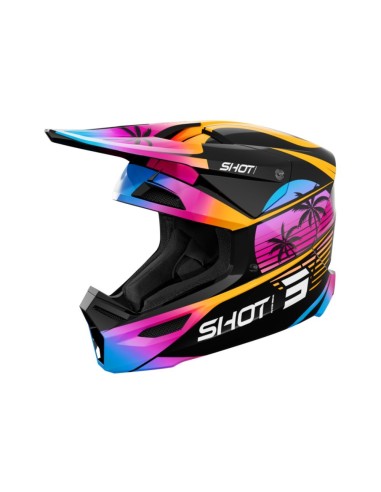 Shot Furious Kid Helmet - Miami Orange Glossy SHOT | BMX RACING