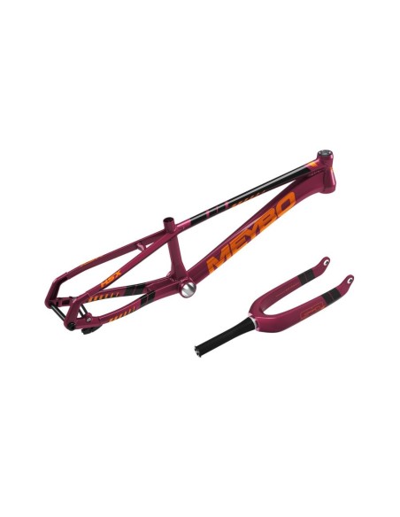 Kit Cadre/Fourche Meybo HSX AL 2026 - Berry/Orange/Black MEYBO | BMX RACING