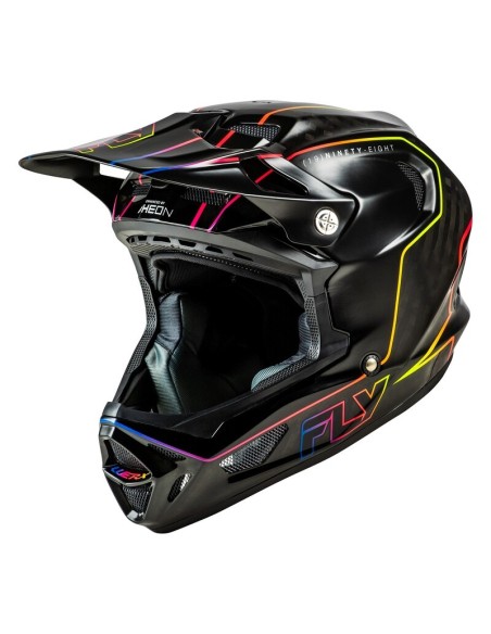Casque vélo FLY RACING Rayce - rouge/blanc/bleu FLY | BMX RACING