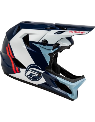 FLY RACING Rayce Bike Helmet - Red/White/Blue FLY | BMX RACING