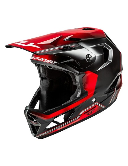 Casque vélo FLY RACING Rayce - rouge/blanc/bleu FLY | BMX RACING