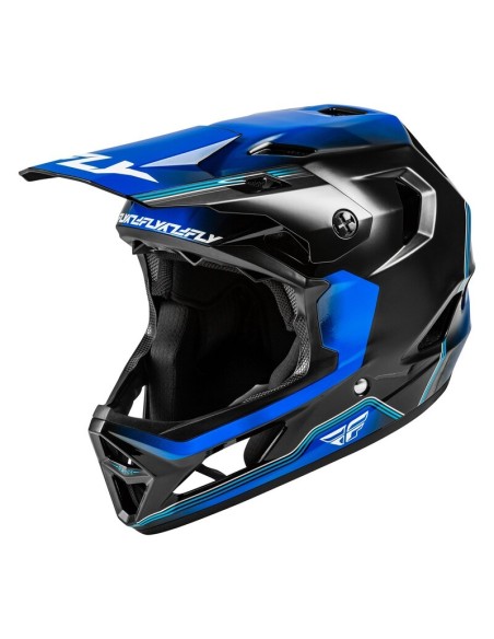 Casque vélo FLY RACING Rayce - rouge/blanc/bleu FLY | BMX RACING