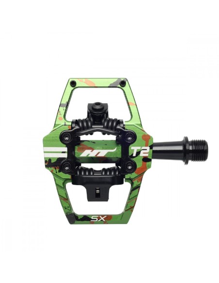HT PEDALS - T2 SX CAMO BMX