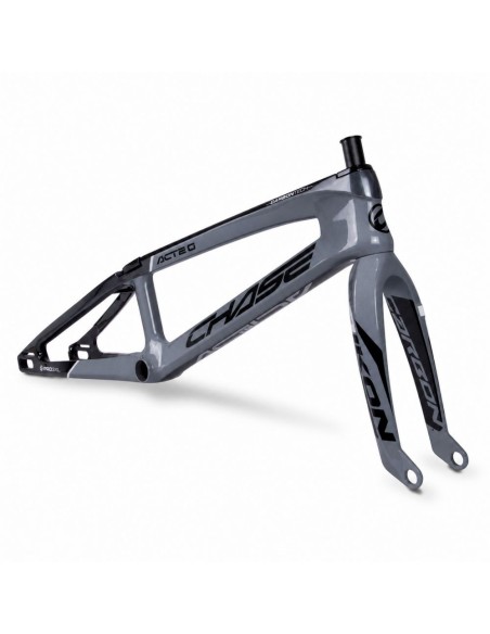 KIT CADRE+FOURCHE CHASE ACT2.0 ARGENT / NOIR / BLANC