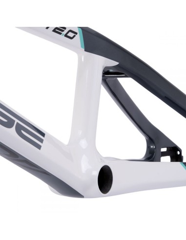 KIT CADRE+FOURCHE CHASE ACT2.0 BLANC / GRIS / TEAL