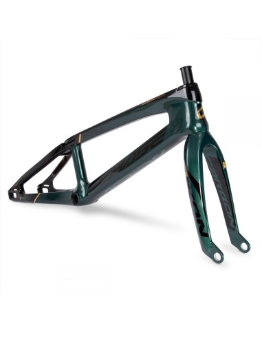 KIT CADRE+FOURCHE CHASE ACT2.0 DEEP GREEN / BLACK /GOLD