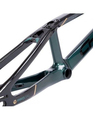 KIT CADRE+FOURCHE CHASE ACT2.0 DEEP GREEN / BLACK /GOLD