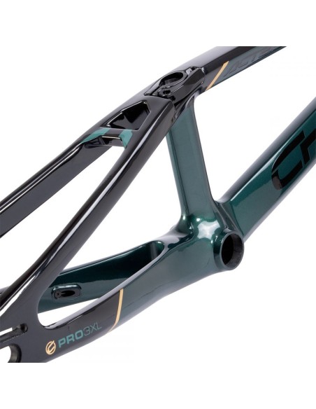 KIT CADRE+FOURCHE CHASE ACT2.0 DEEP GREEN / BLACK /GOLD 2