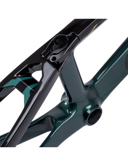 KIT CADRE+FOURCHE CHASE ACT2.0 DEEP GREEN / BLACK /GOLD