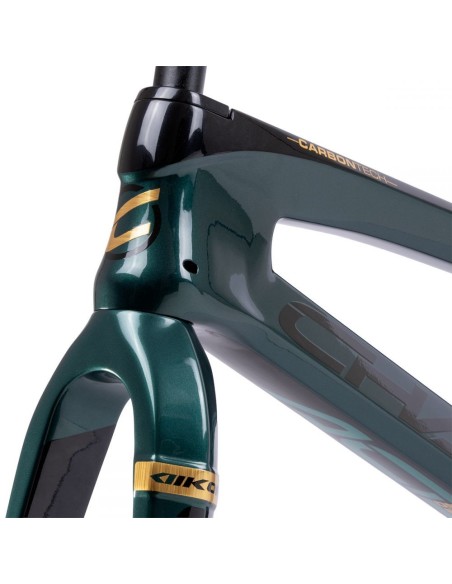 KIT CADRE+FOURCHE CHASE ACT2.0 DEEP GREEN / BLACK /GOLD