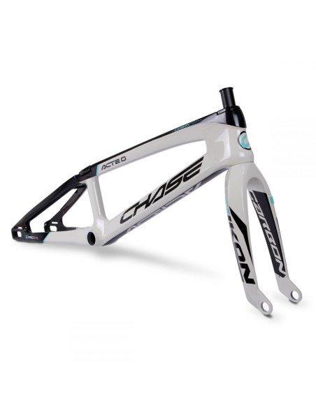 KIT CADRE+FOURCHE CHASE ACT2.0 CEMENT / BLACK / TEAL