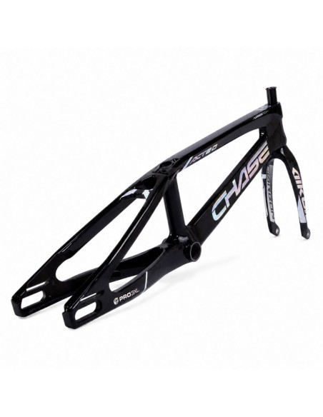 KIT CADRE+FOURCHE CHASE ACT2.0 BLACK / HOLOGRAPHIC 2