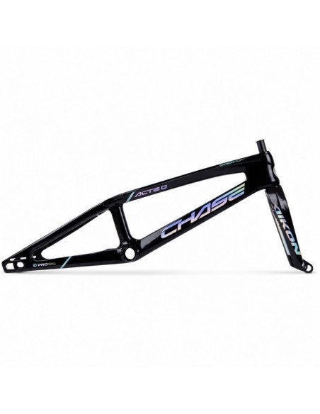 KIT CADRE+FOURCHE CHASE ACT2.0 BLACK / HOLOGRAPHIC