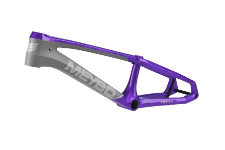 Cadre Meybo HSX Carbon 2026 - Matte Grey/Grey/Purple