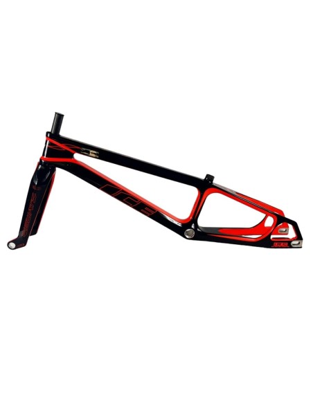 Kit cadre BMX carbone ICE RAPTOR + fourche Swat Hot Chili Pro XL