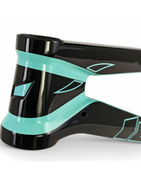 Cadre BMX carbone ICE RAPTOR RS Lagoon / Noir PRO 3 XL