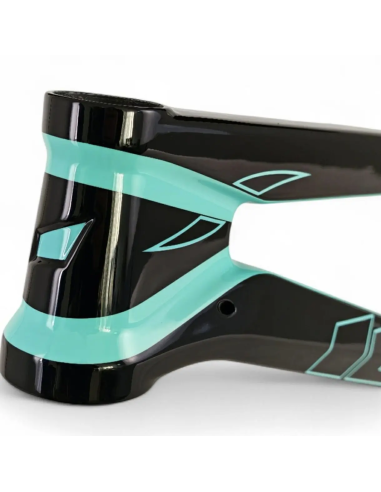 Cadre BMX carbone ICE RAPTOR RS Lagoon / Noir PRO XL