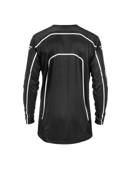 Maillot vélo FLY RACING Rayce - noir/blanc 2