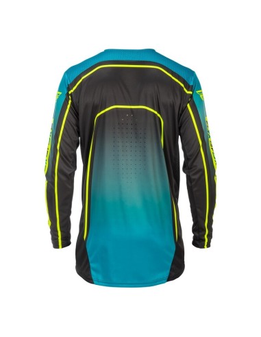 Maillot vélo FLY RACING Rayce - Teal/noir/Lime