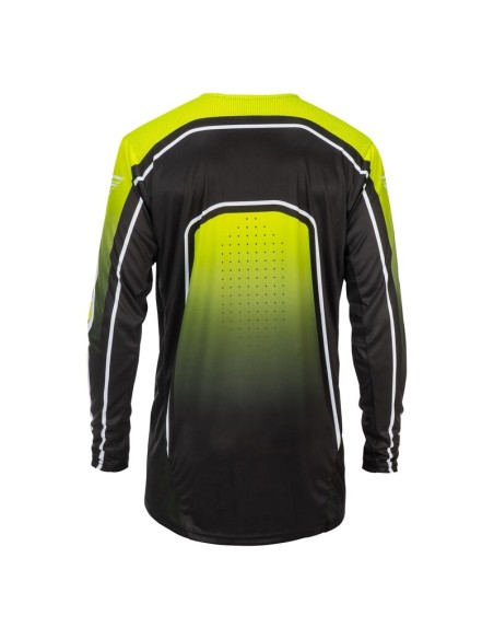 Maillot vélo FLY RACING Rayce - Lime/noir/blanc 2