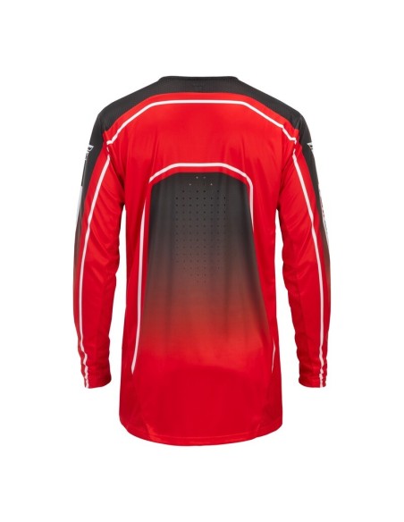 Maillot vélo FLY RACING Rayce - rouge/noir/blanc 2
