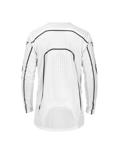 Maillot vélo enfant FLY RACING Rayce - blanc/noir