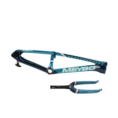 Kit Cadre/Fourche Meybo HSX Carbon G2.4 - Petrol/White