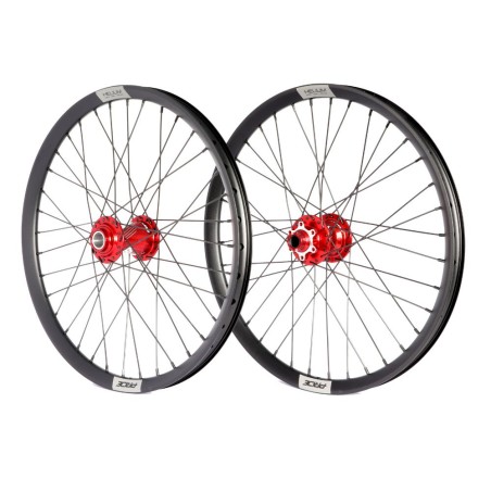 Roues 20" (406) Pride Control V2 20/15mm Red - Helium M24 - PRIDE…