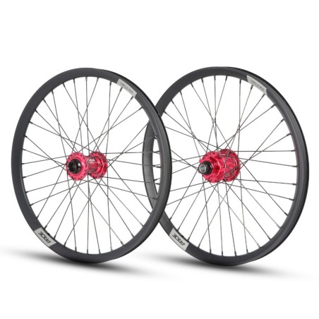 Roues 20" (406) Pride Helium M24 - Matrix 20/15mm Splash Red/Black…