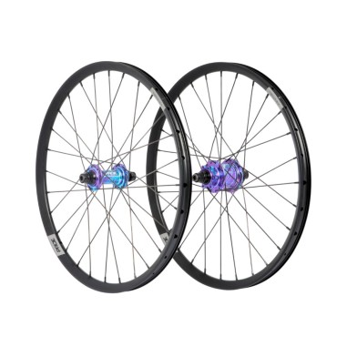Roues 20" (451) Pride Helium M21 - Matrix 10/10mm Splash Blu/Purple…