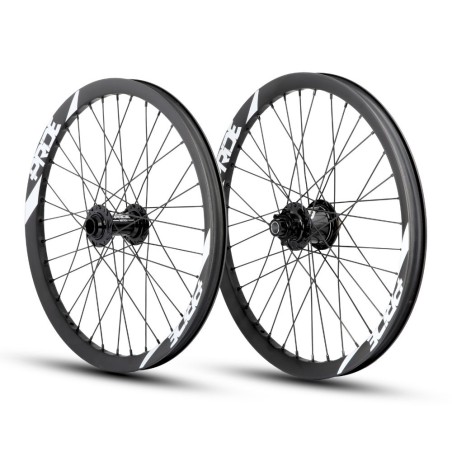 Roues 20" (406) Pride Wave Matt White - Matrix 20/15mm - Black…