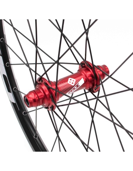 Roues 20" (451) Pride Control V2 10/15mm Red - PRIDE RACING