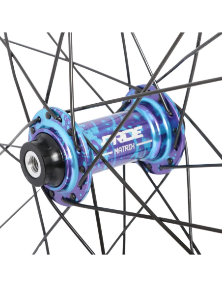 Roues 20" (451) Pride Helium M21 - Matrix 10/10mm Splash Blu/Purple… 2