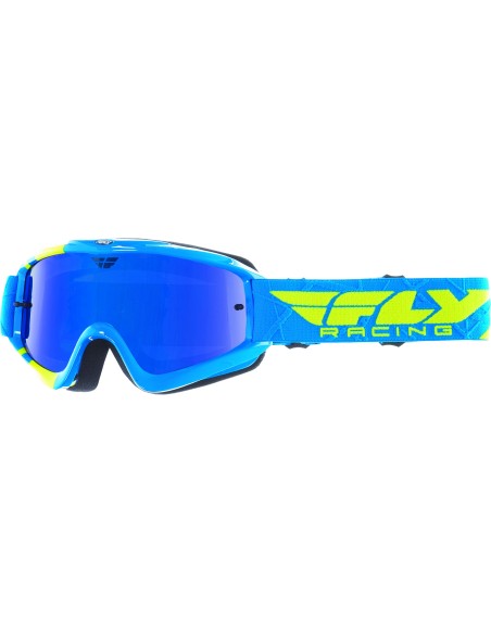 Masque FLY ZONE black/pink - Ecran chrome/smoke lens