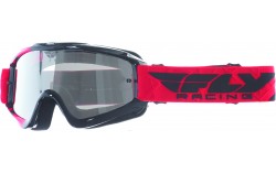 Masque FLY ZONE red/black - Ecran clear/flash chrome lens