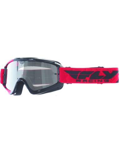 Masque FLY ZONE blue/hi-viz - Ecran blue chrome/smoke lens