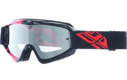 Masque FLY ZONE black/orange - Ecran clear/flash chrome lens